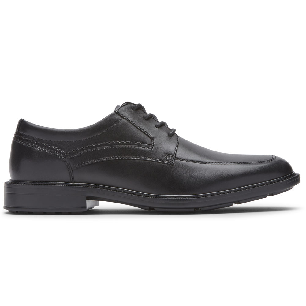 Rockport Mens Parsons Apron Toe - Oxfords Black - OAM591780